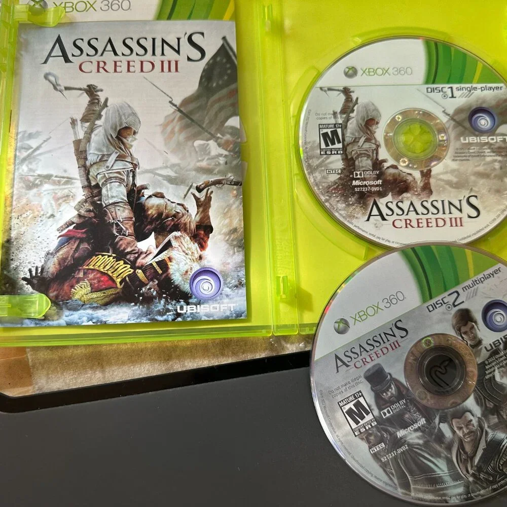 Lot of 4 Assassin's Creed Xbox 360 Games Revelations Brotherhood Assassin's Cree